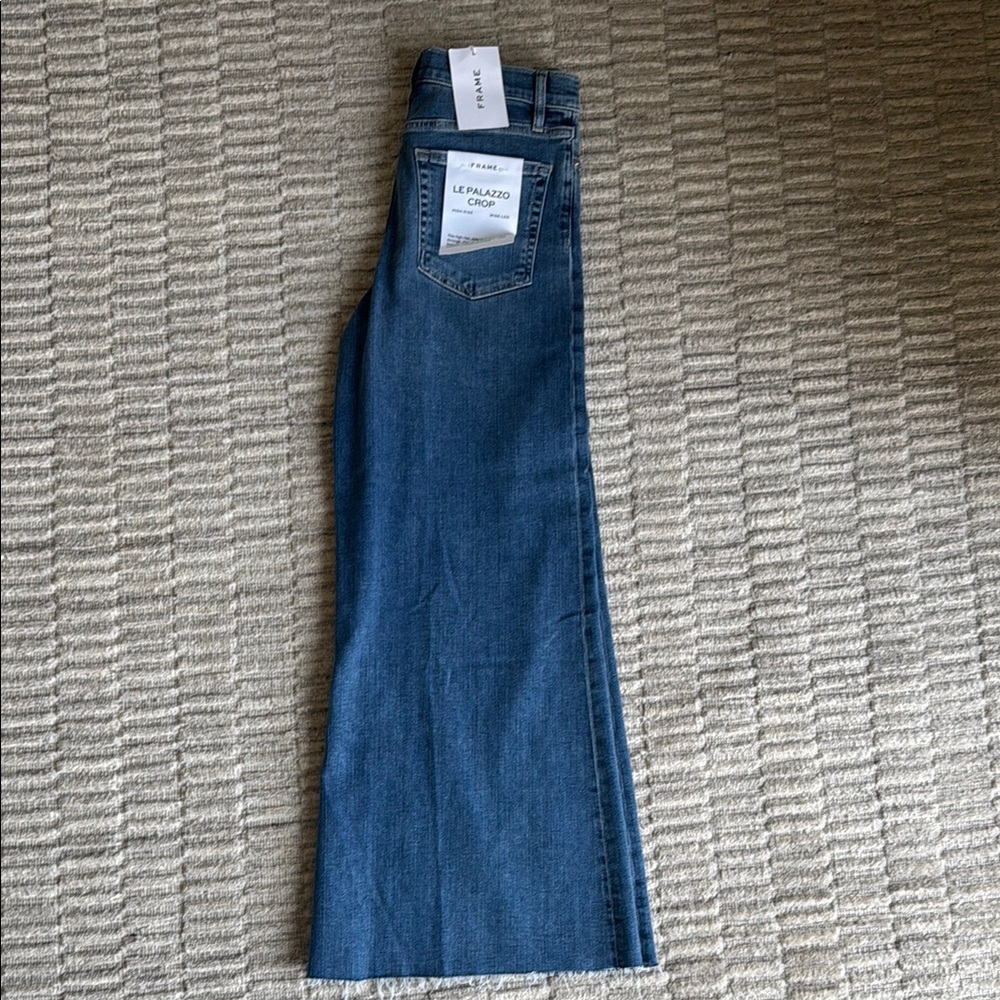 Frame Denim Blue Flare & Wide Leg Jeans (New with Tags)